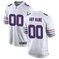 Buffalo Bills Nike White Alternate Custom Game Jersey
