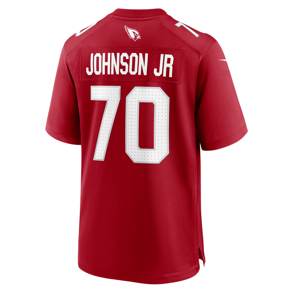 Arizona Cardinals Paris Johnson Jr. Nike Cardinal Game Jersey