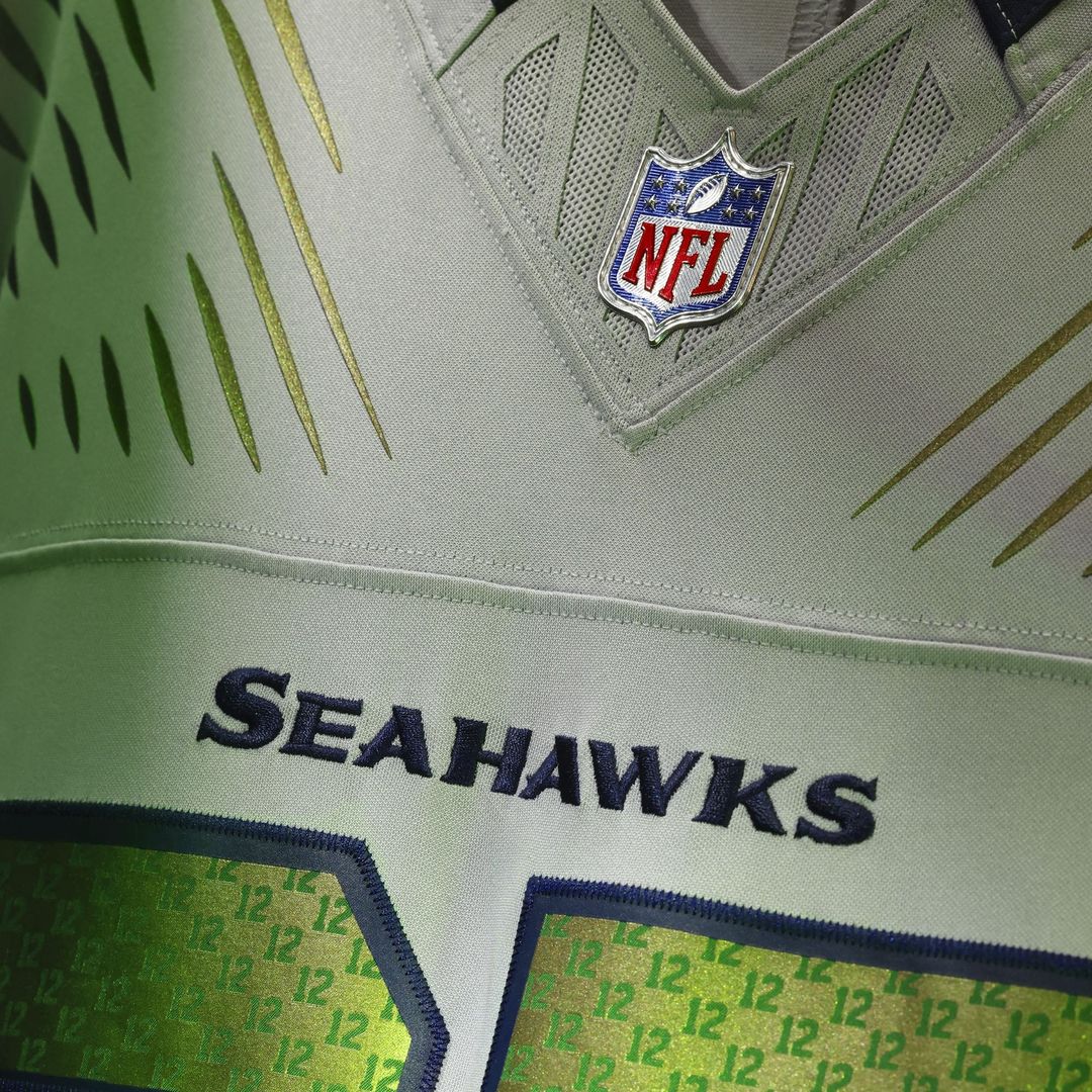 Seattle Seahawks Jaxon Smith-Njigba Nike Gray Rivalries Collection Stitched Limited Jersey
