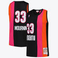Miami Heat NBA Alonzo Mourning Hardwood Classics Road Jersey By Mitchell & Ness