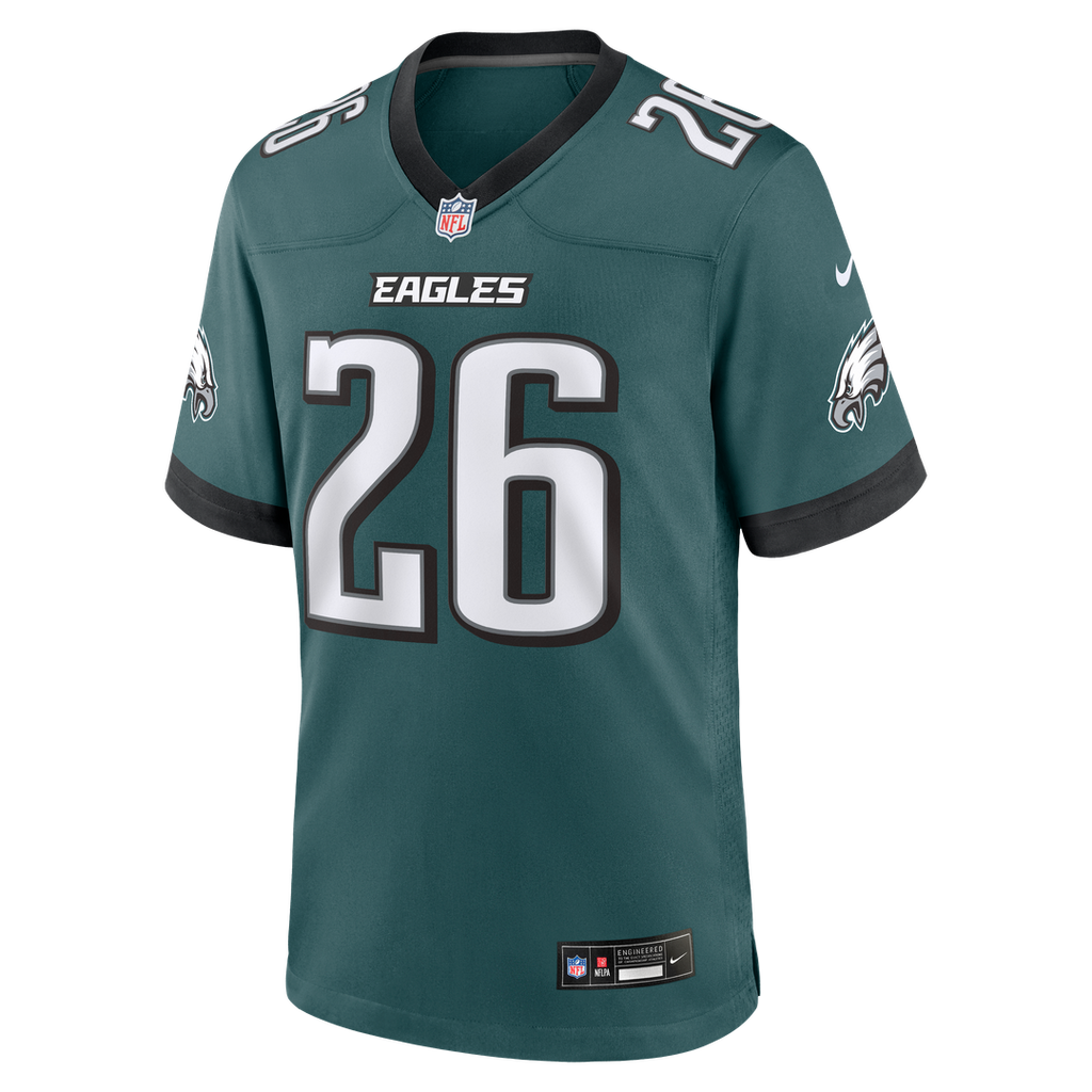 Philadelphia Eagles Saquon Barkley Nike Kelly Green Alternate Game Jersey