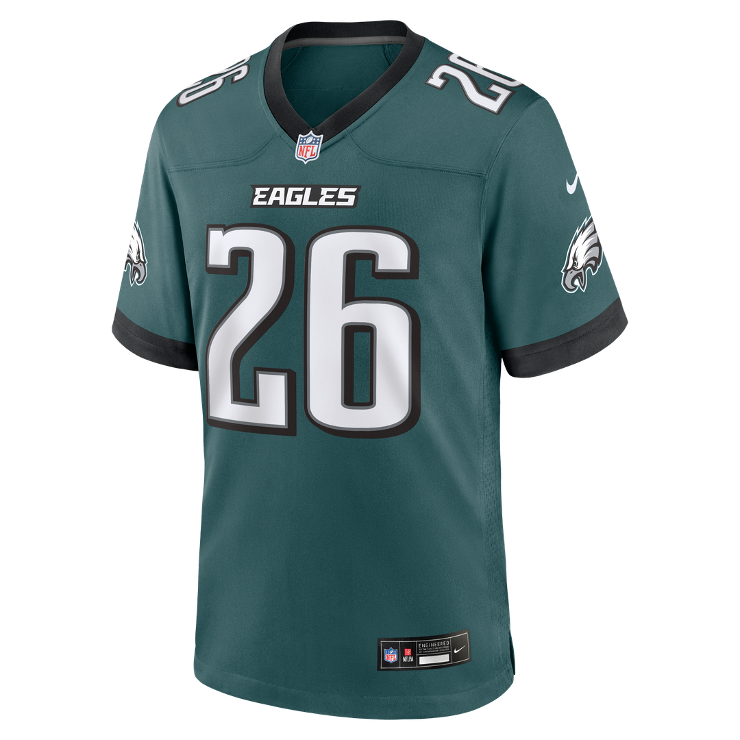 Philadelphia Eagles Saquon Barkley Nike Kelly Green Alternate Game Jersey