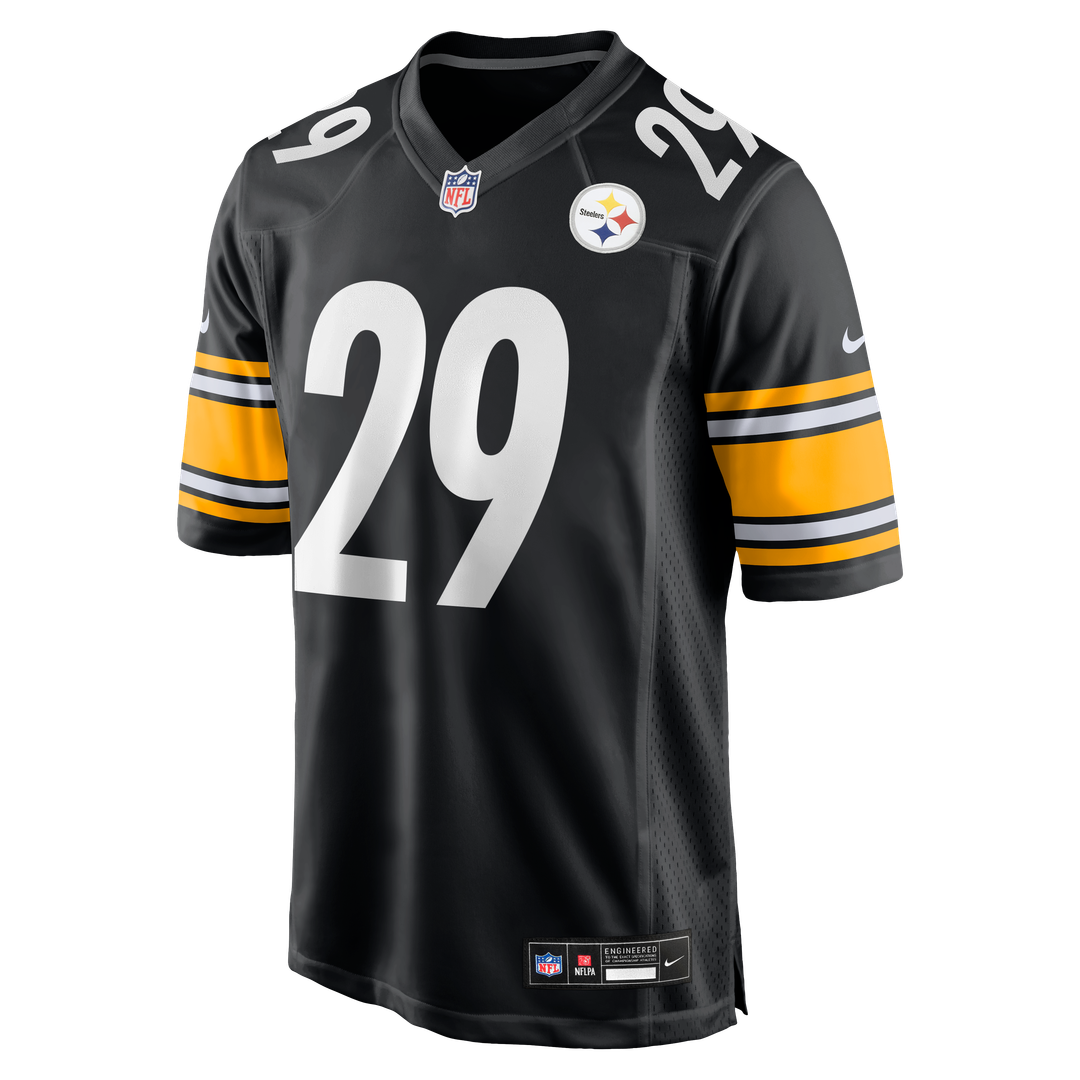 Pittsburgh Steelers Ryan Watts Nike Black Game Jersey