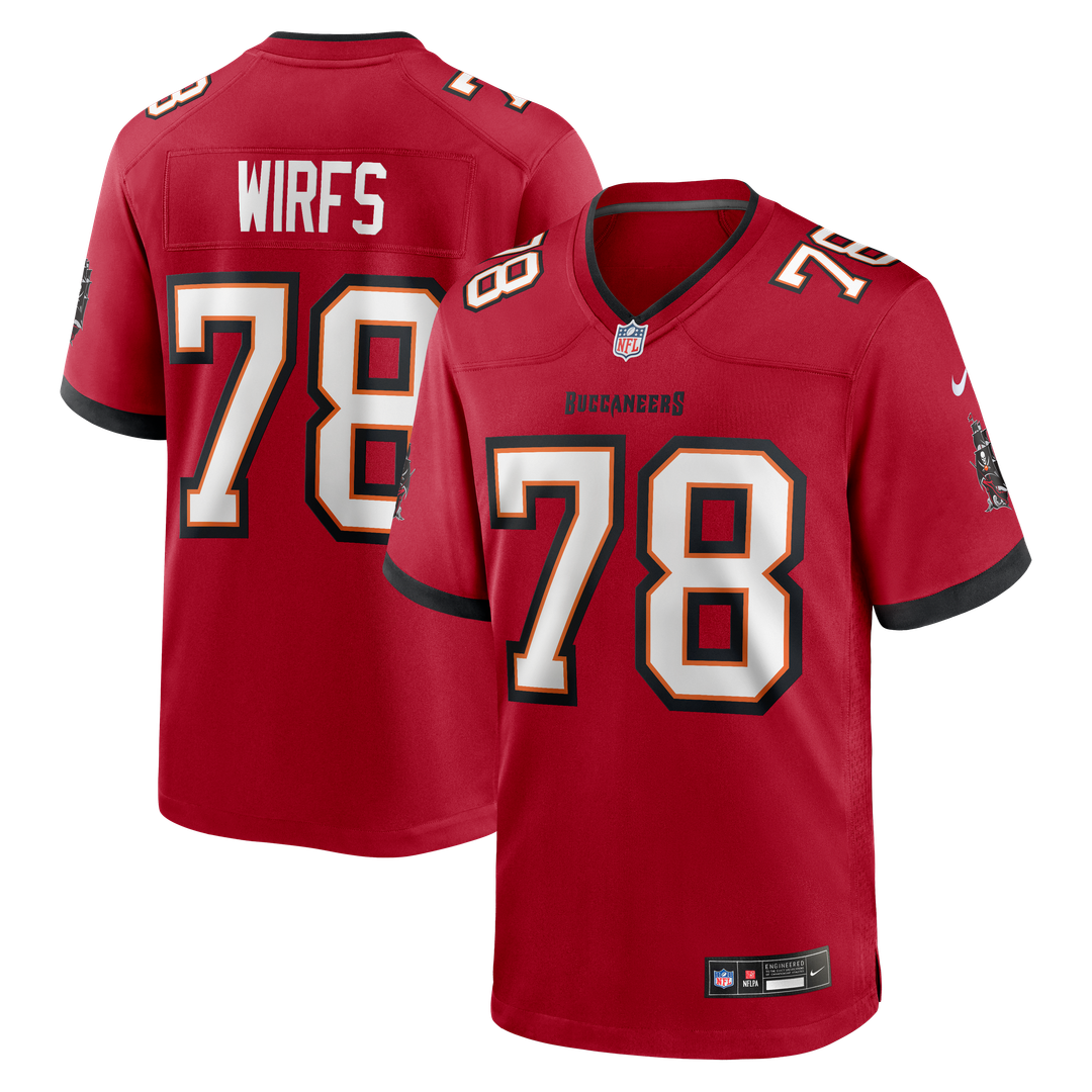 Tampa Bay Buccaneers Tristan Wirfs Nike Red Player Game Jersey