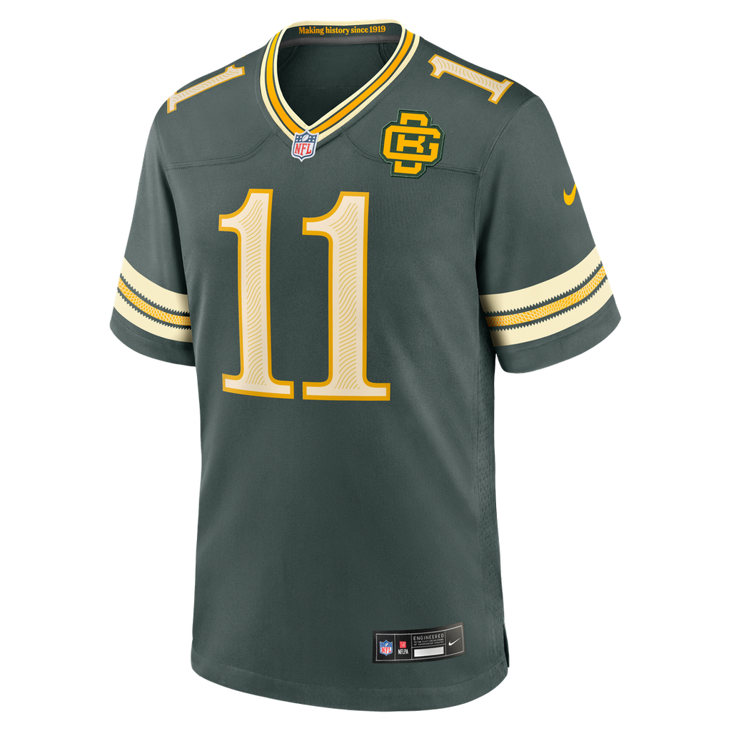 Green Bay Packers Jayden Reed Nike Green 2026 Rivalries Collection Game Jersey