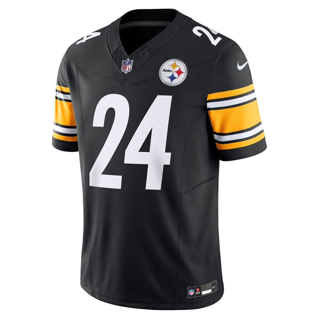 Pittsburgh Steelers Joey Porter Jr. Nike Gold Alternate 1933 Throwback Vapor F.U.S.E. Limited Jersey