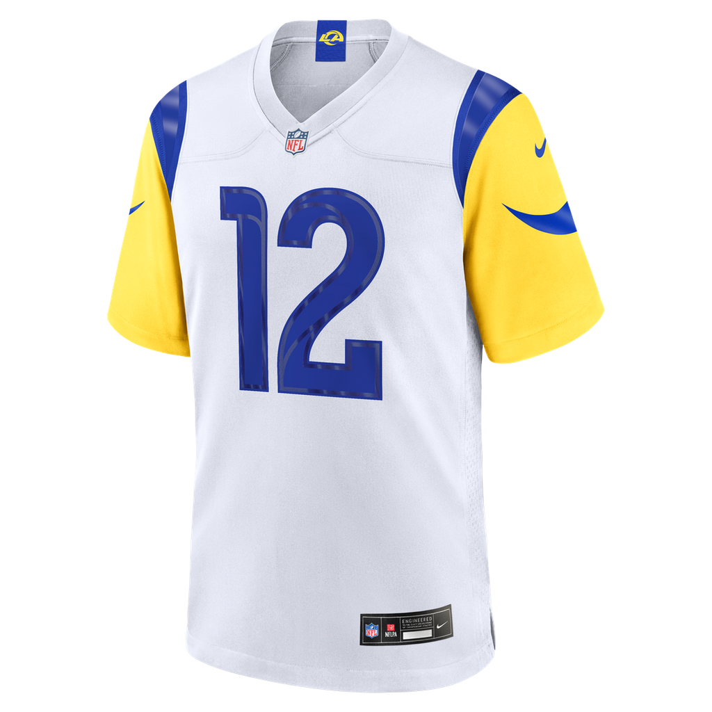 Los Angeles Rams Puka Nacua Nike White White Game Player Jersey