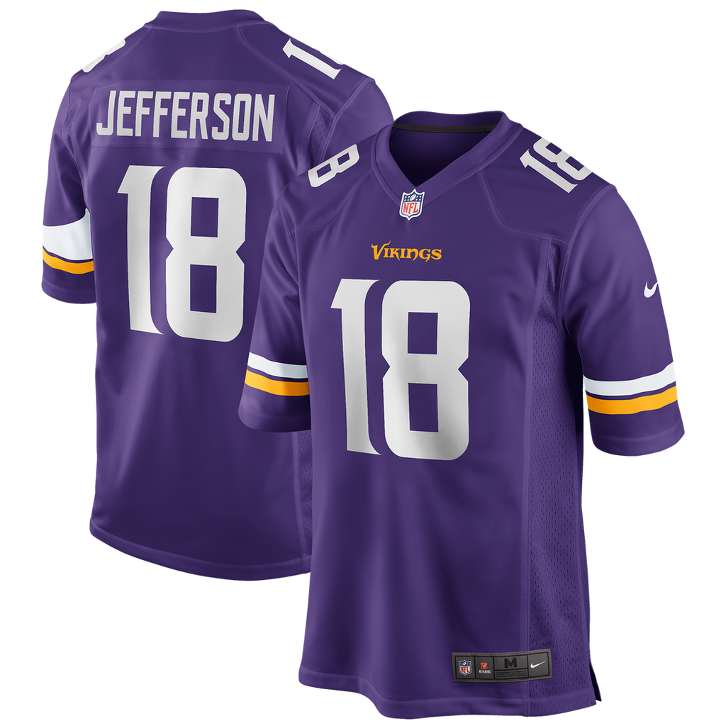 Minnesota Vikings Justin Jefferson Nike Purple Player Game Jersey