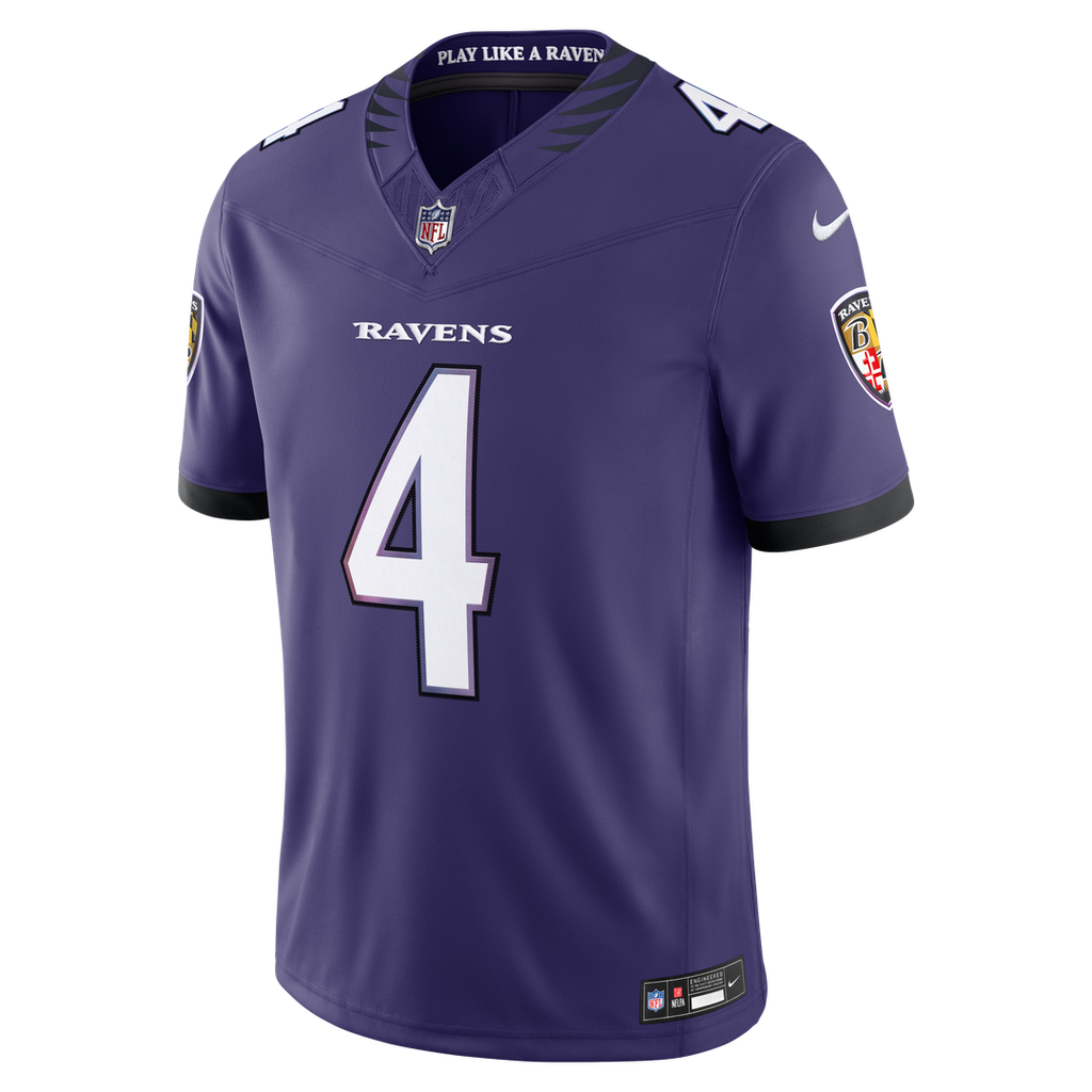 Baltimore Ravens Zay Flowers Nike Purple Team Vapor F.U.S.E. Stitched Limited Jersey