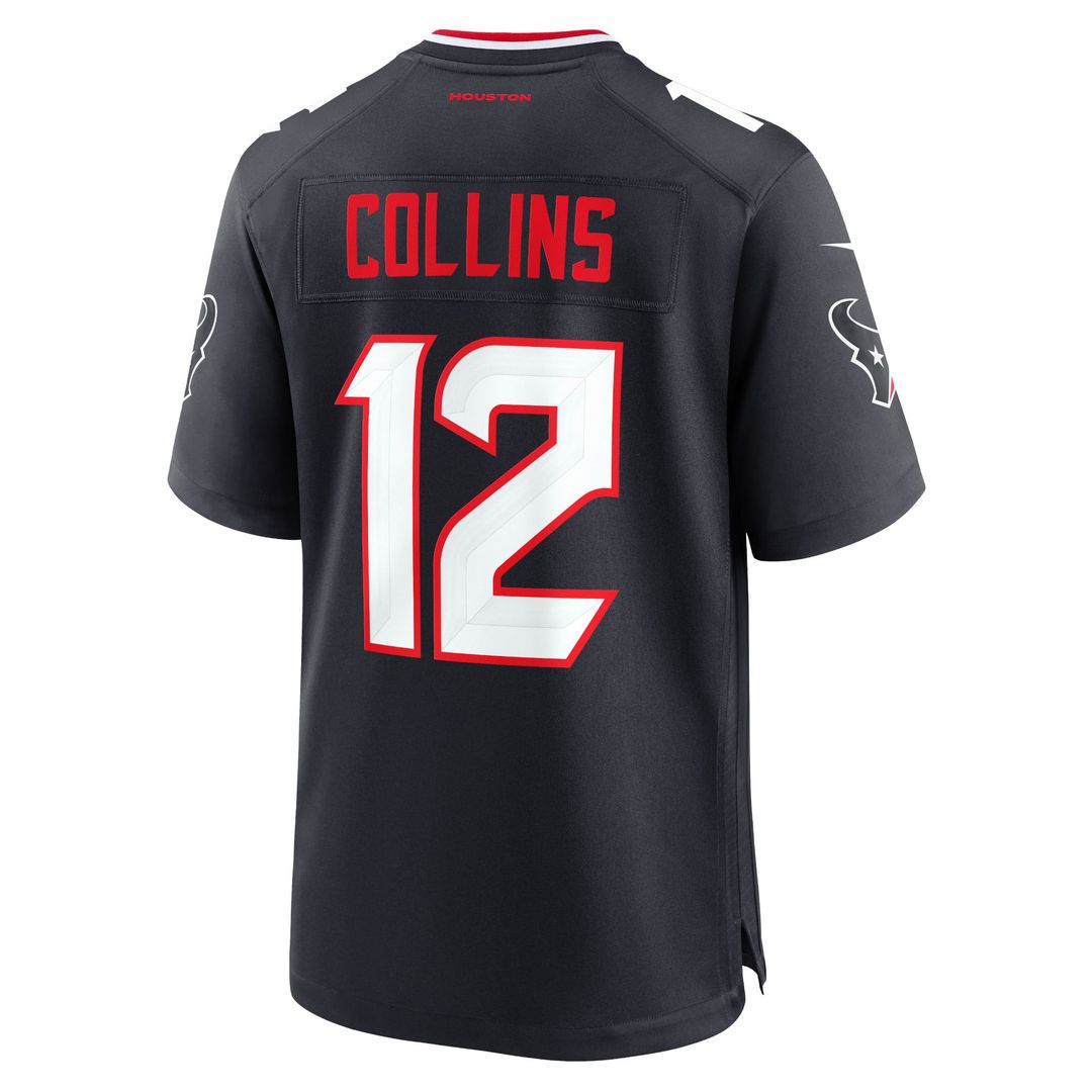Houston Texans Nico Collins Nike White Game Jersey
