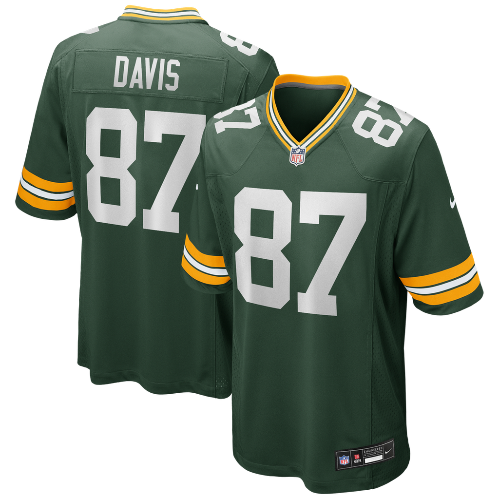 Green Bay Packers Willie Davis Nike Green Game Retired Player Jersey