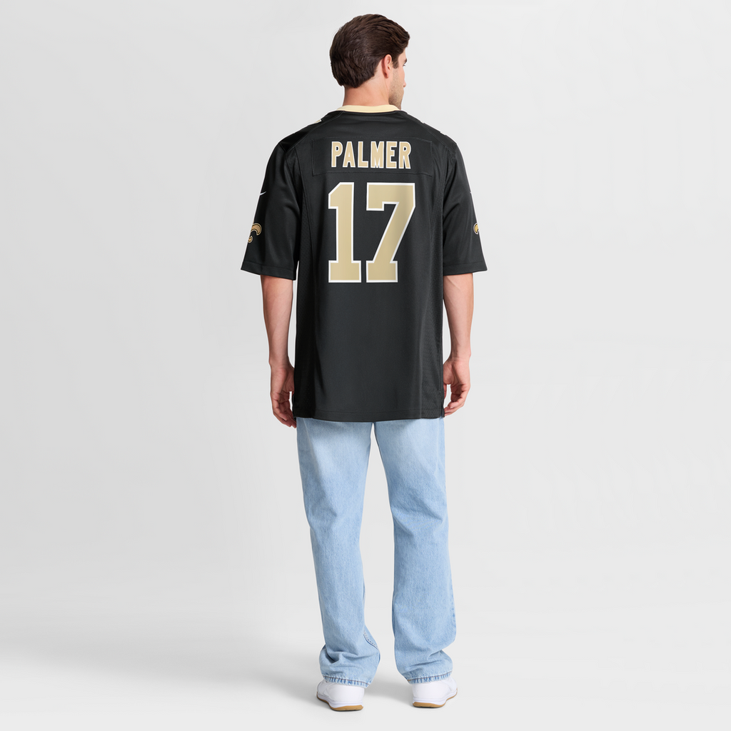 New Orleans Saints Trey Palmer Nike Black Team Game Jersey
