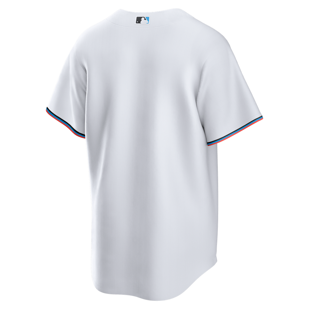 Miami Marlins Nike White Home Big & Tall Replica Jersey
