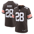 Cleveland Browns Tre Avery Nike Brown Team Game Jersey
