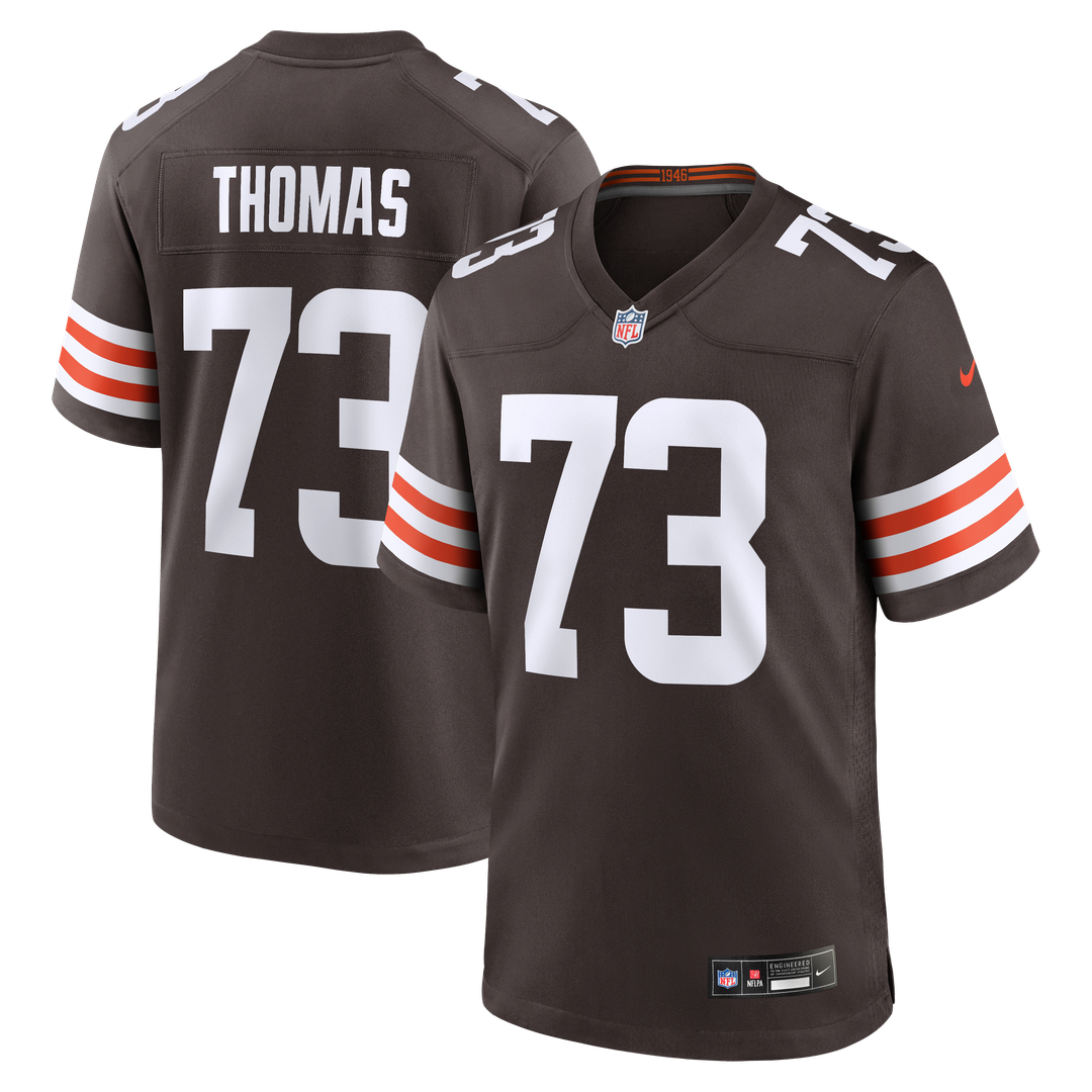 Cleveland Browns Joe Thomas Nike White Retired Game Player Jersey