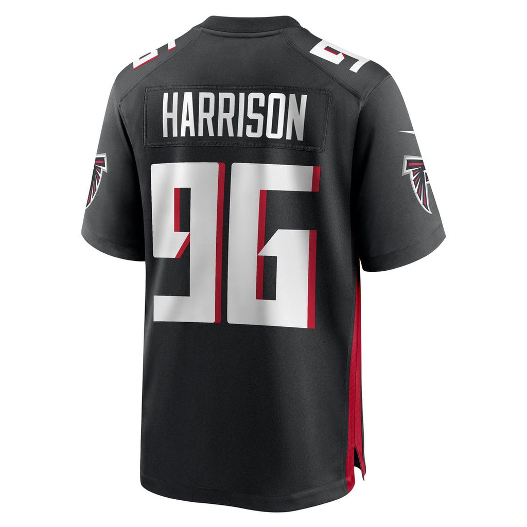 Atlanta Falcons Zach Harrison Nike Black Team Game Jersey