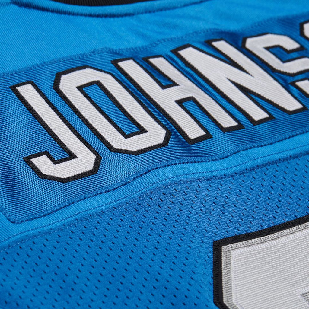Detroit Lions Calvin Johnson Mitchell & Ness Black 2007 Authentic Throwback Jersey
