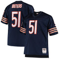Chicago Bears Dick Butkus Mitchell & Ness Navy Big & Tall 1966 Retired Player Replica Jersey