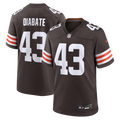 Cleveland Browns Mohamoud Diabate Nike Brown Team Game Jersey