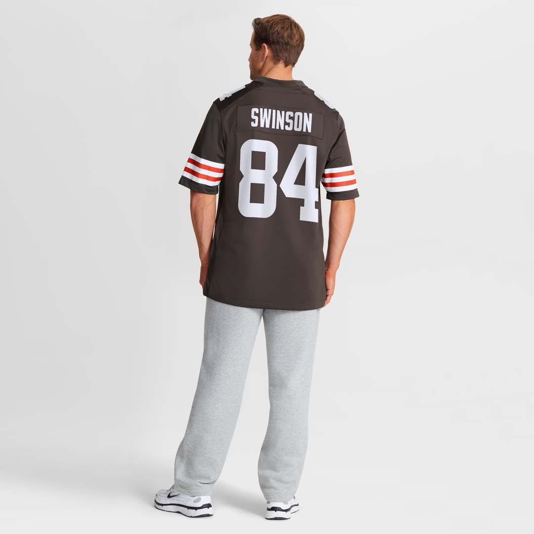 Cleveland Browns Messiah Swinson Nike Brown Team Game Jersey