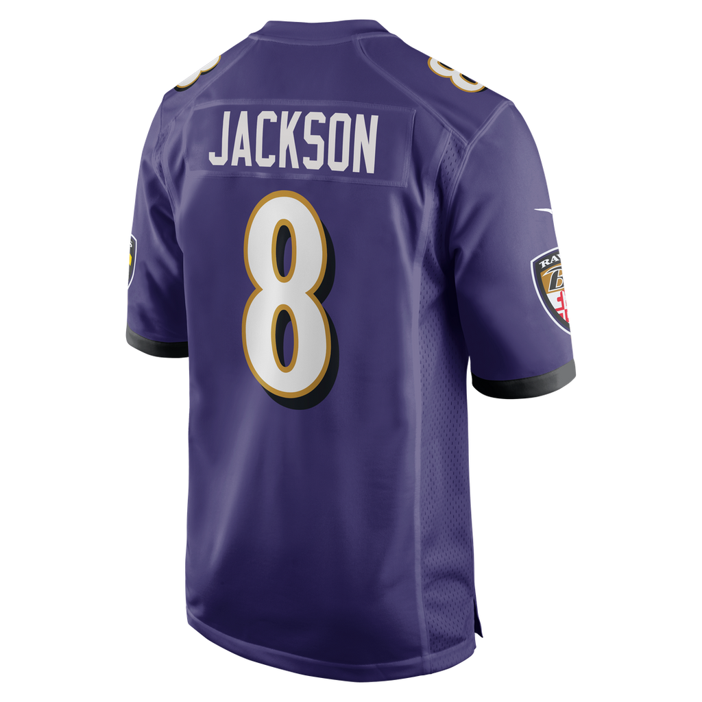 Baltimore Ravens Lamar Jackson Nike Purple Game Jersey