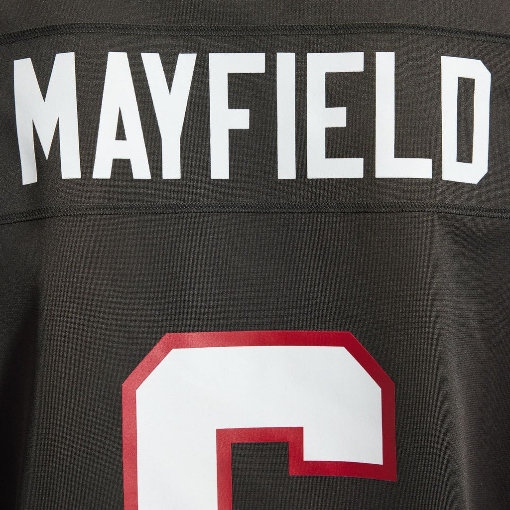 Tampa Bay Buccaneers Baker Mayfield Nike Pewter Alternate Game Player Jersey