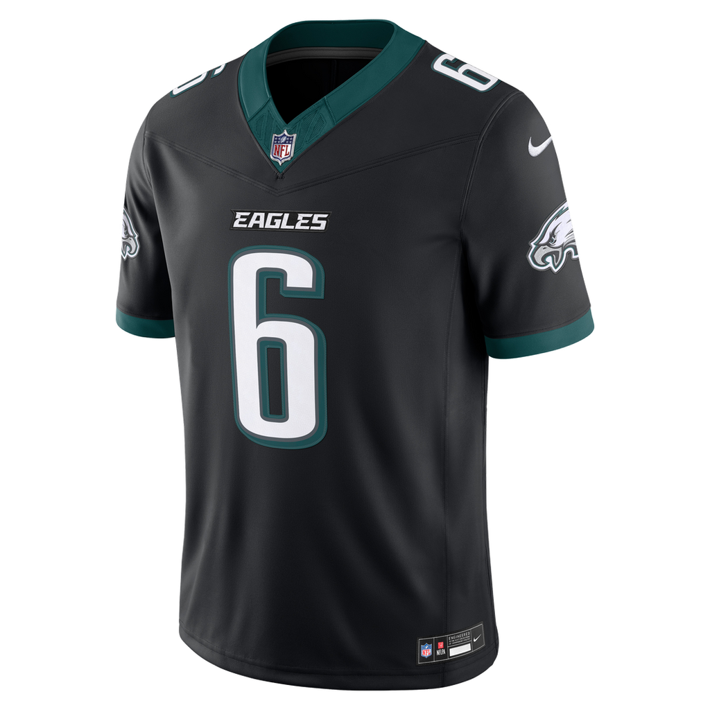 Philadelphia Eagles DeVonta Smith Nike Kelly Green Alternate Vapor F.U.S.E. Stitched Limited Jersey