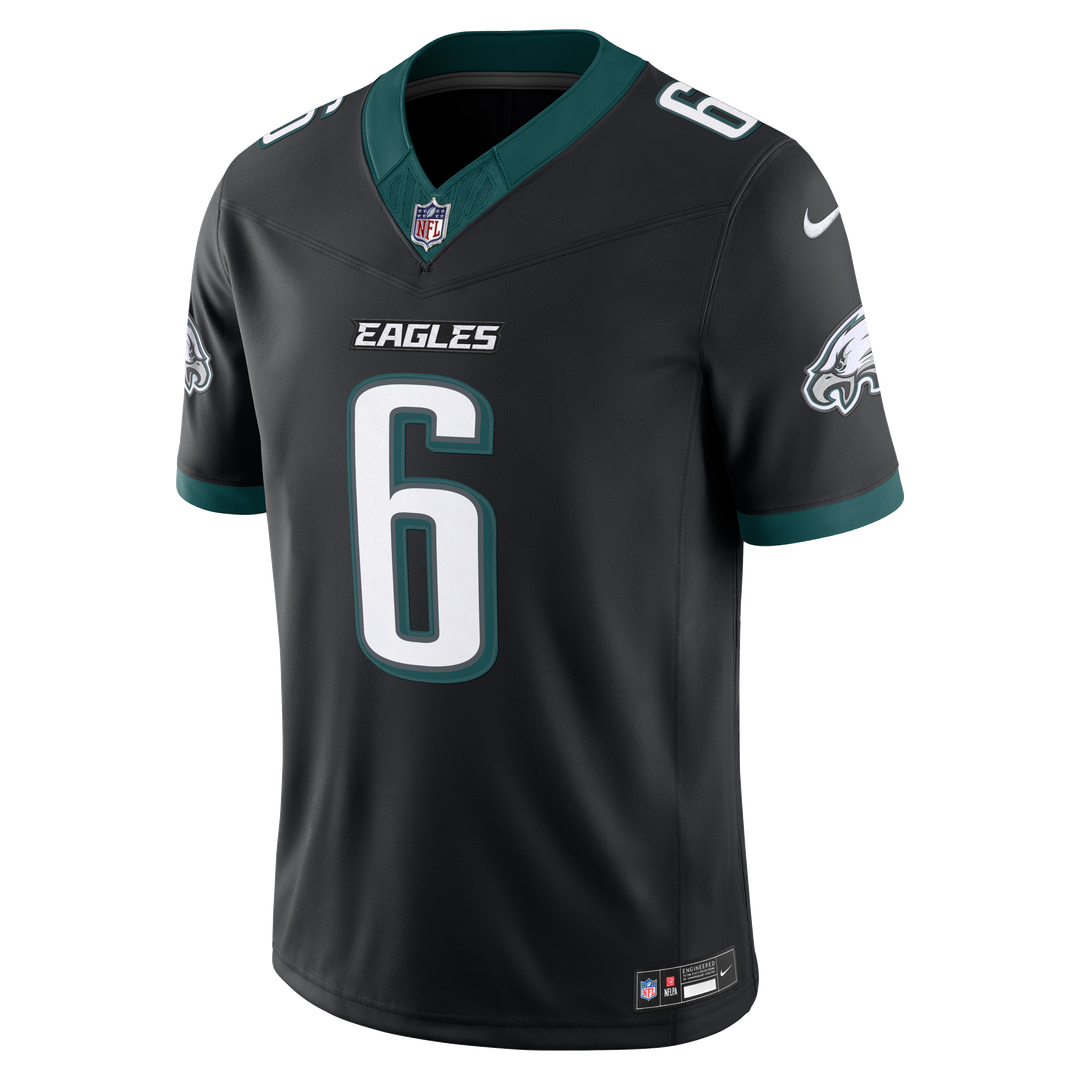 Philadelphia Eagles DeVonta Smith Nike Kelly Green Alternate Vapor F.U.S.E. Stitched Limited Jersey