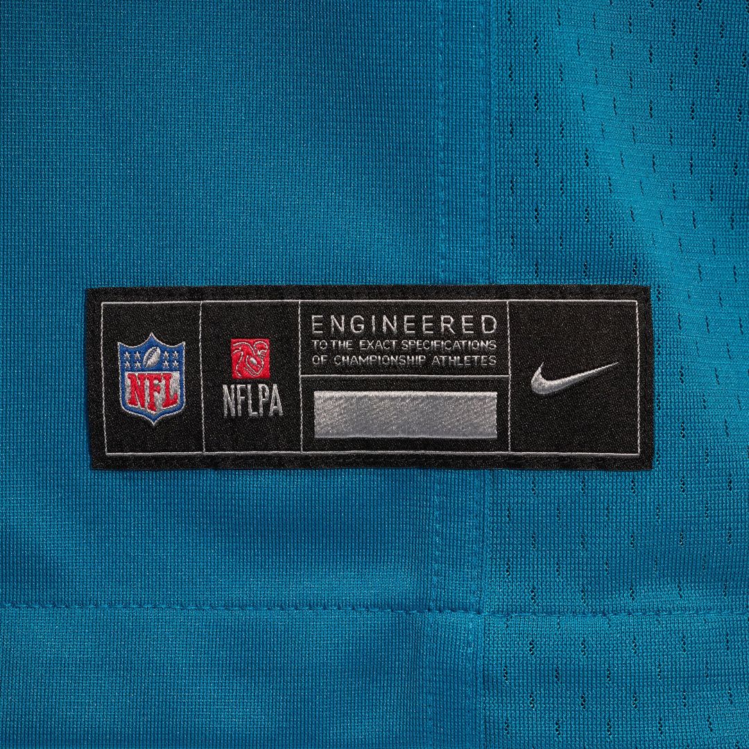 Jacksonville Jaguars Number 1 Groom Nike Teal Game Jersey