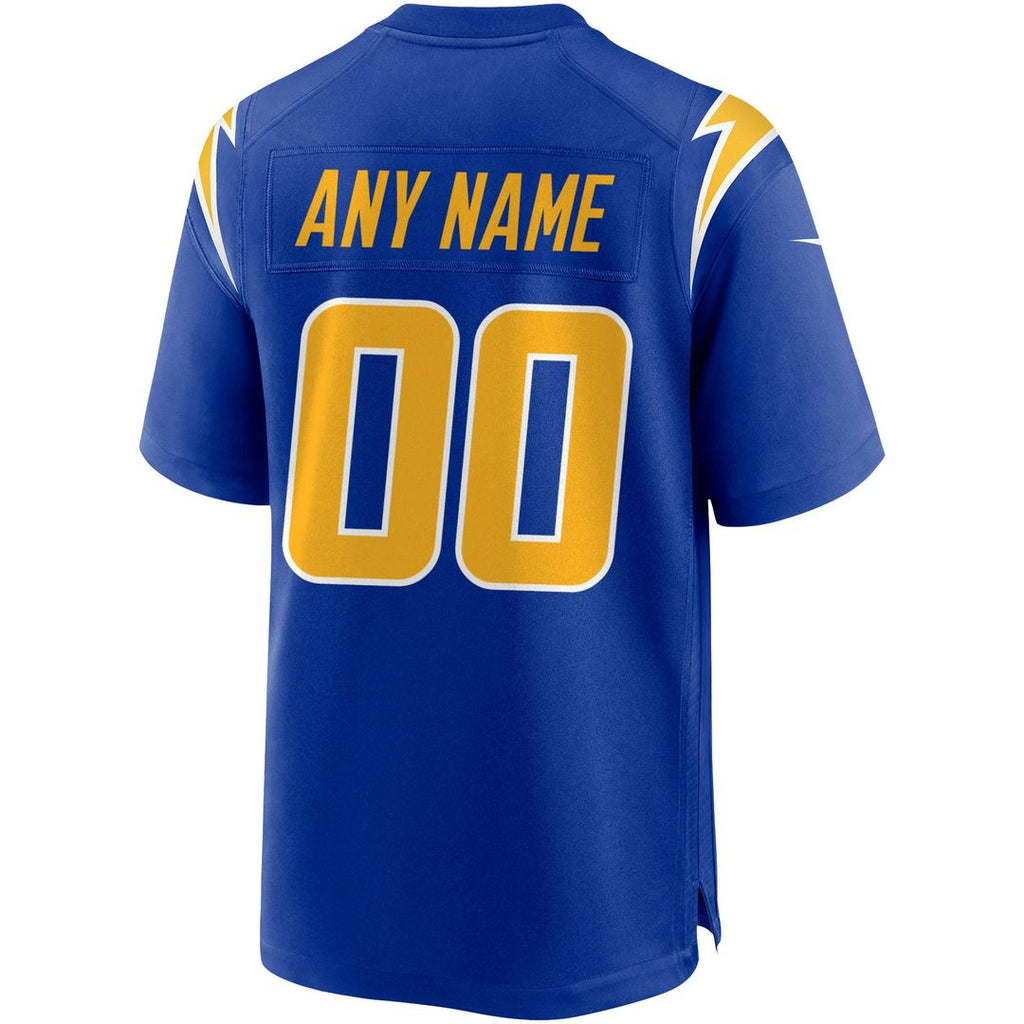 Los Angeles Chargers Nike Royal Alternate Custom Game Jersey