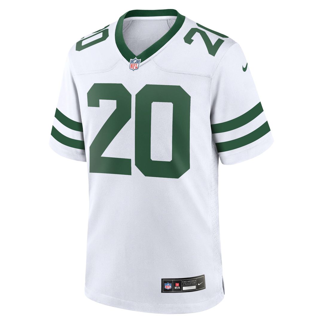 New York Jets Breece Hall Nike Legacy White Game Jersey