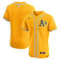 Athletics Nike Gold Alternate 2 Elite Jersey