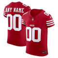 San Francisco 49ers Nike Scarlet Vapor F.U.S.E. Elite Custom Jersey