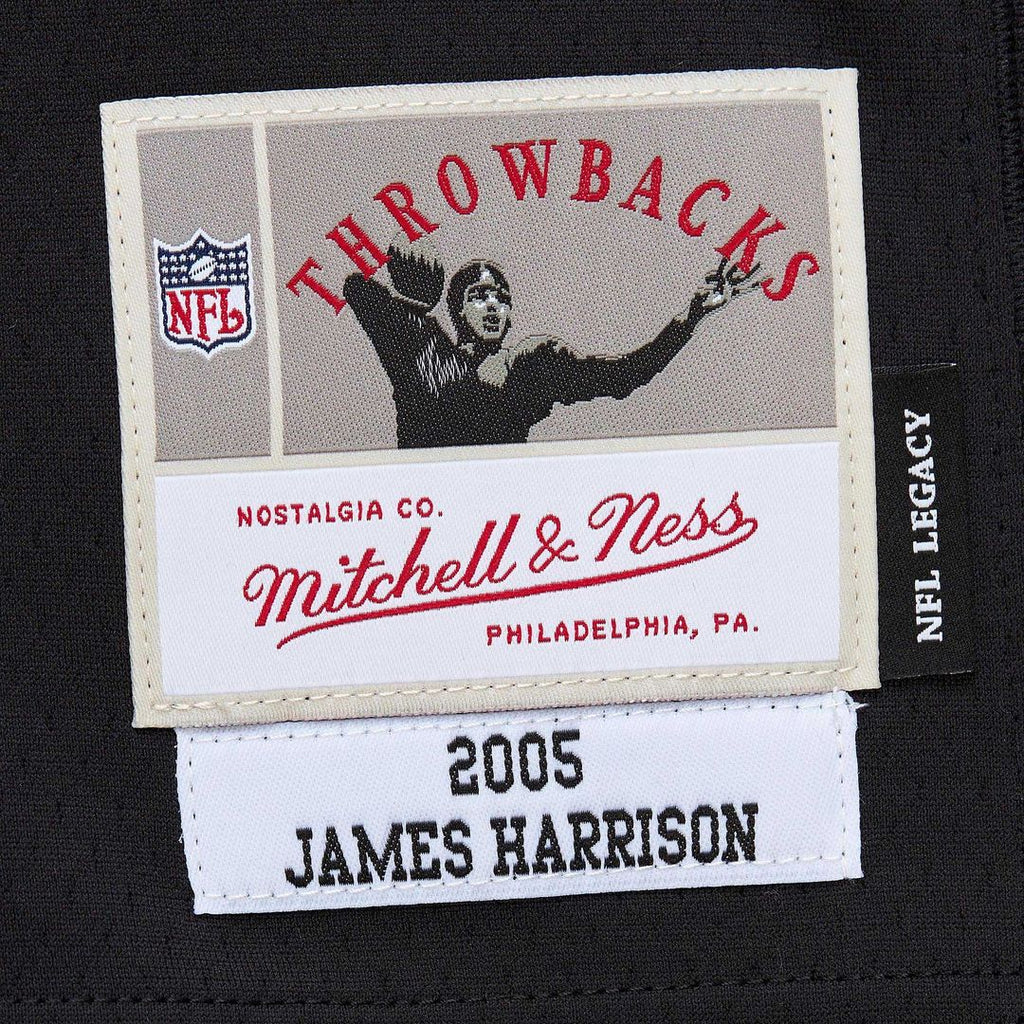 Pittsburgh Steelers James Harrison Mitchell & Ness Black Legacy Replica Jersey