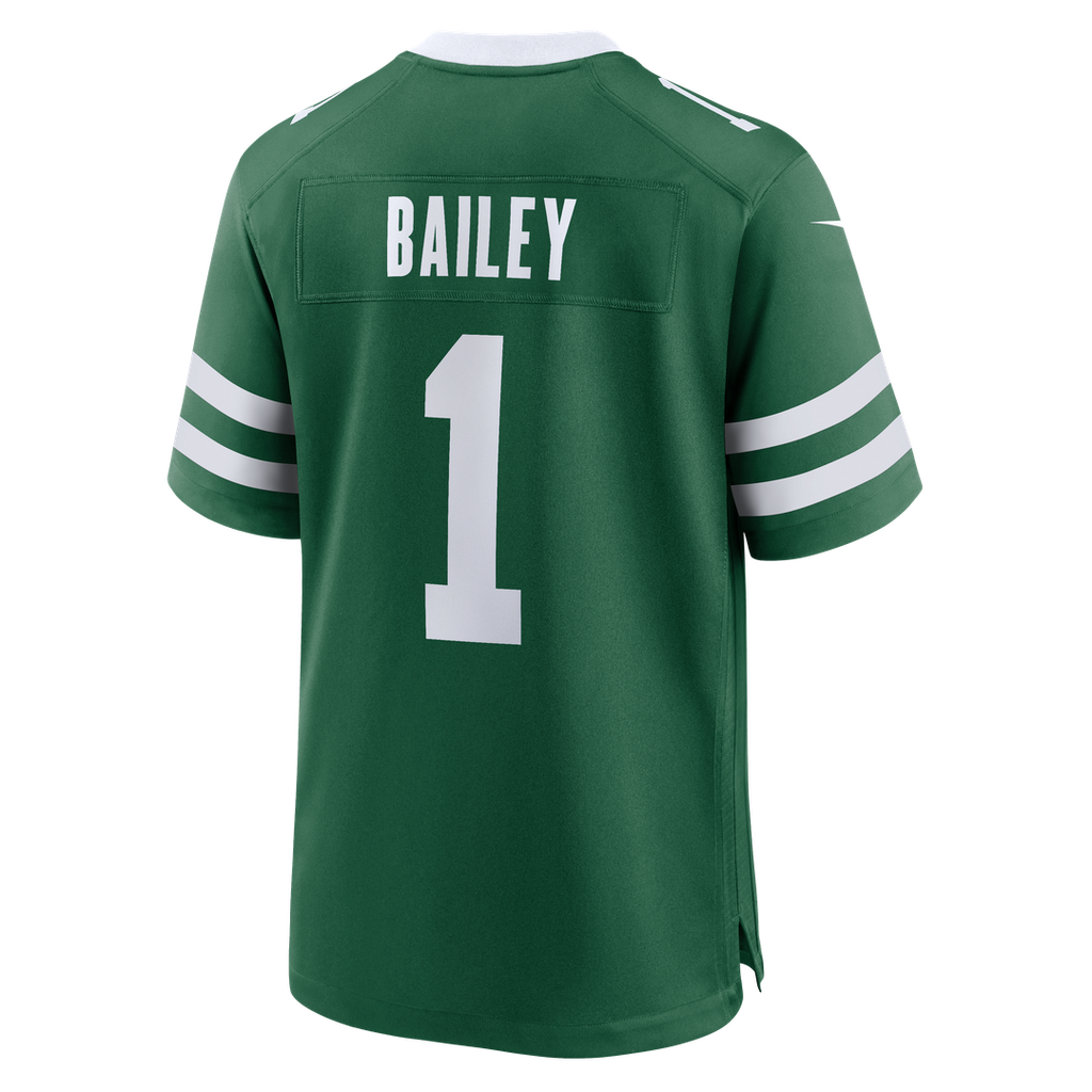 New York Jets David Bailey Nike Legacy Black Alternate Game Player Jersey