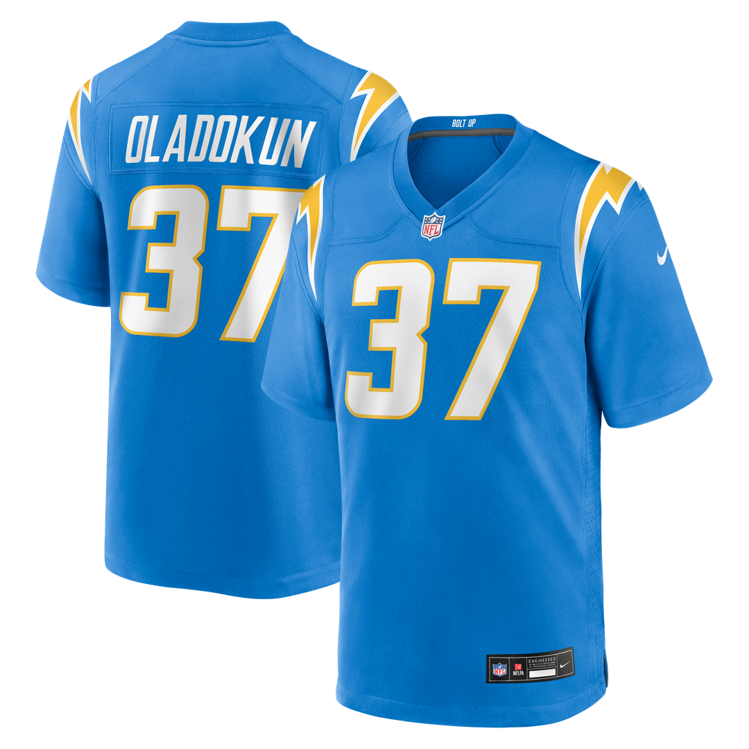Los Angeles Chargers Jordan Oladokun Nike Powder Blue Team Game Jersey