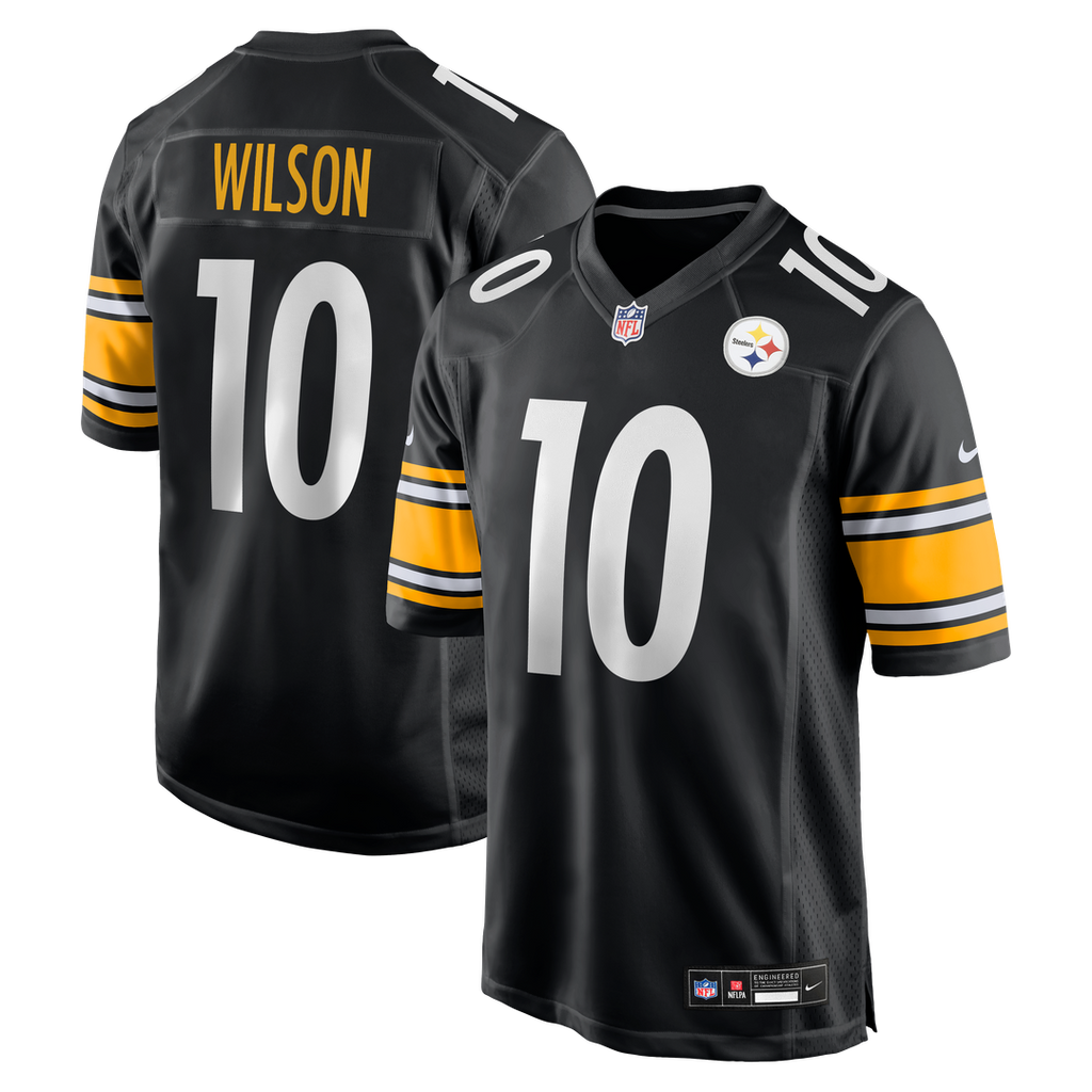 Pittsburgh Steelers Roman Wilson Nike Black Game Player Jersey