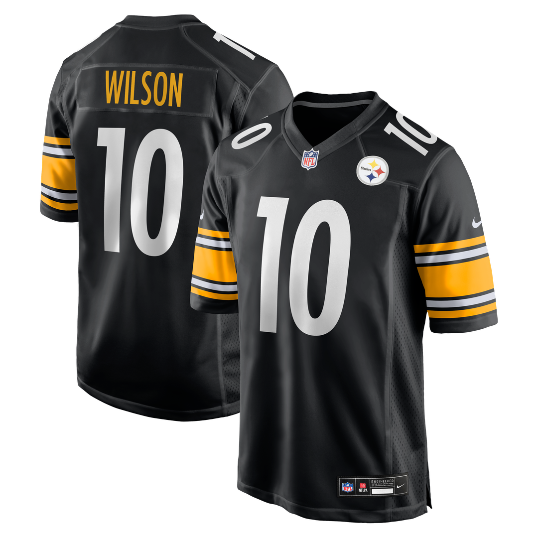 Pittsburgh Steelers Roman Wilson Nike Black Game Player Jersey