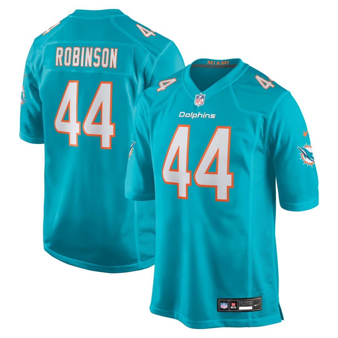 Miami Dolphins Chop Robinson Nike Aqua Player Game Jersey