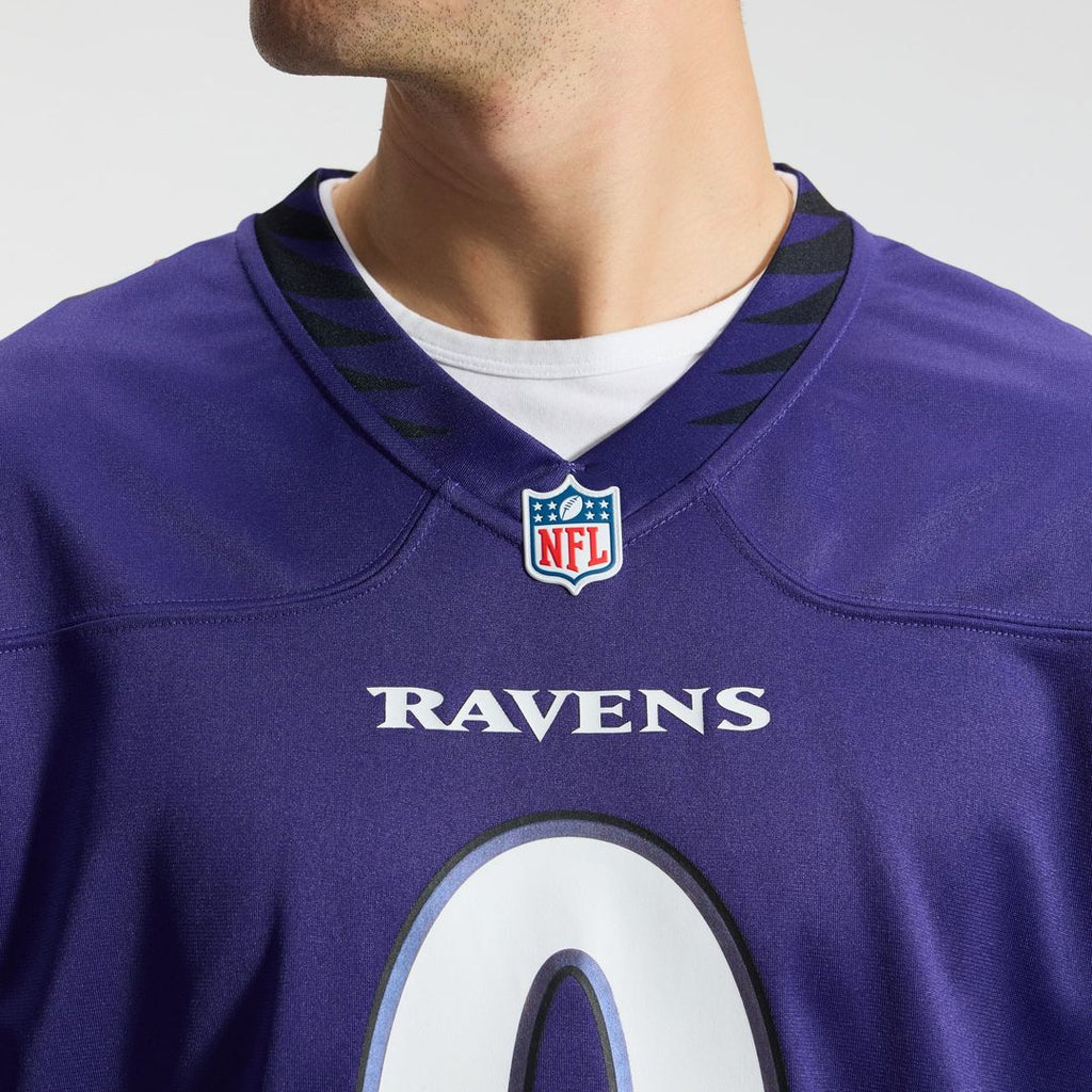 Baltimore Ravens Roquan Smith Nike Purple Team Game Jersey