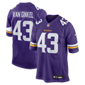 Minnesota Vikings Andrew Van Ginkel Nike Purple Team Game Jersey