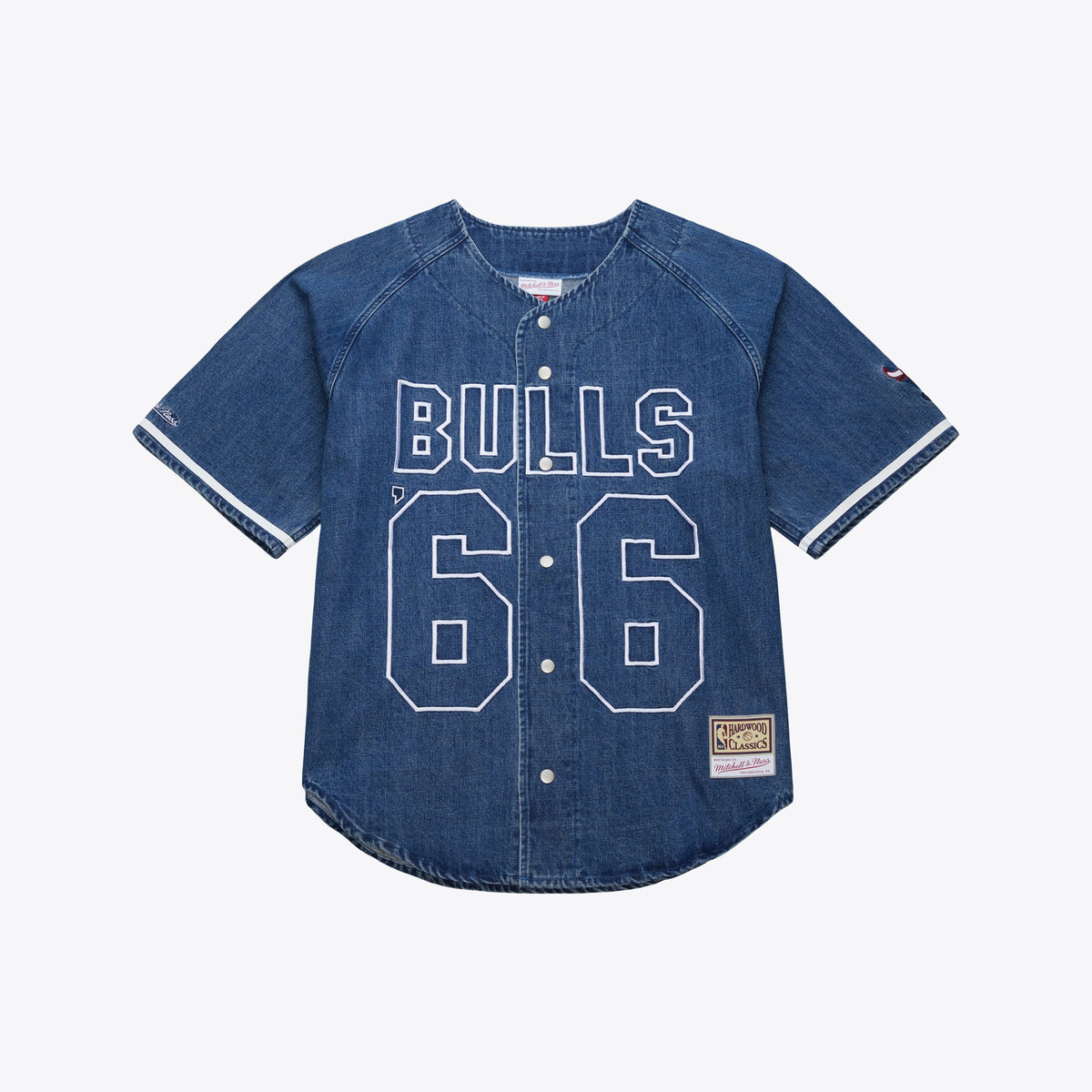 Chicago Bulls Mitchell & Ness Summer Breeze Baseball Jersey - Blue