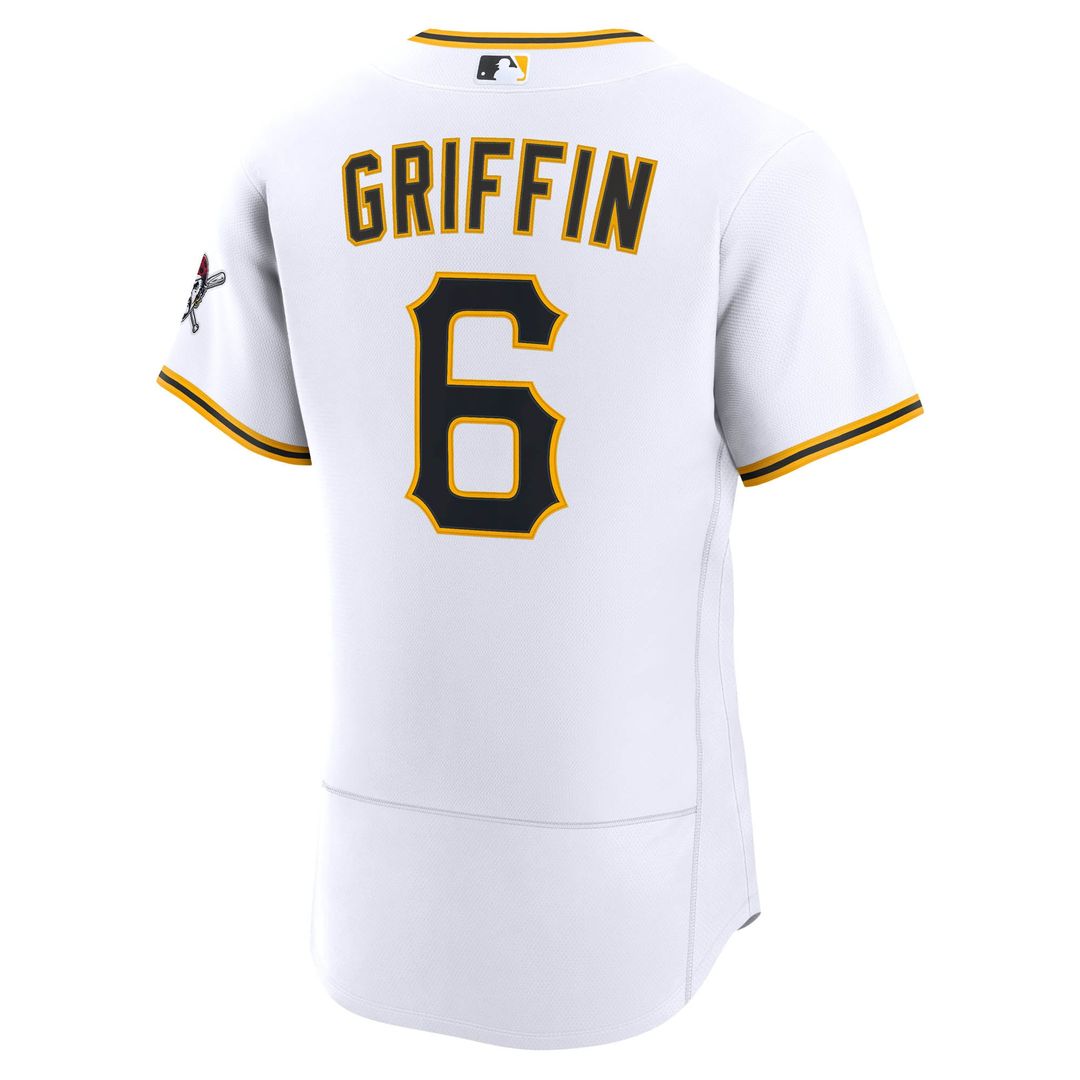 Pittsburgh Pirates Konnor Griffin Nike White Home Authentic Jersey