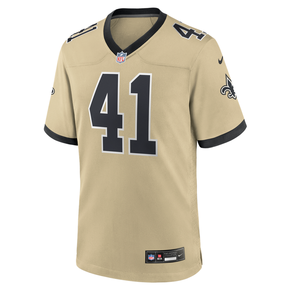 New Orleans Saints Alvin Kamara Nike White Alternate Game Jersey