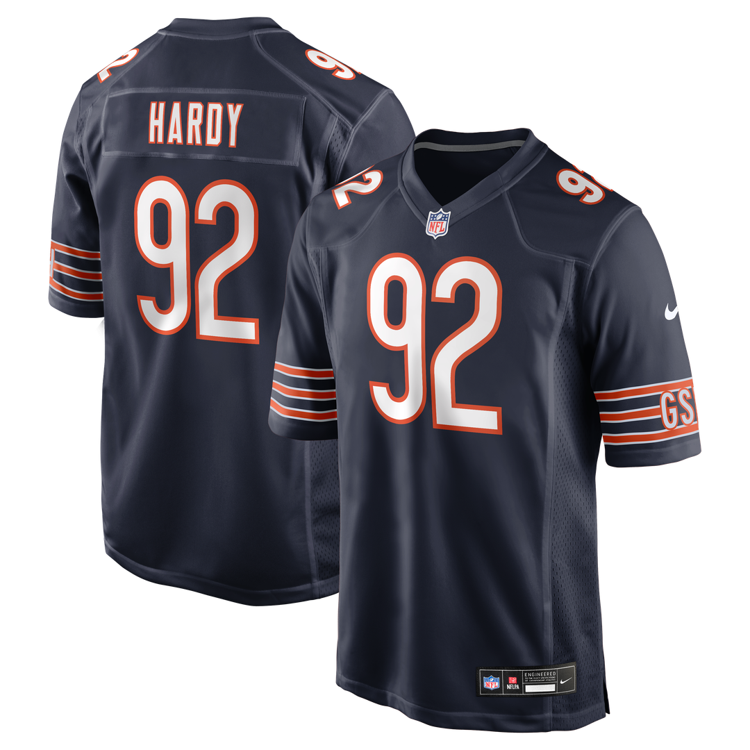Chicago Bears Daniel Hardy Nike Navy Team Game Jersey