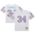 Houston Oilers Earl Campbell Mitchell & Ness White 1979 Legacy Replica Jersey