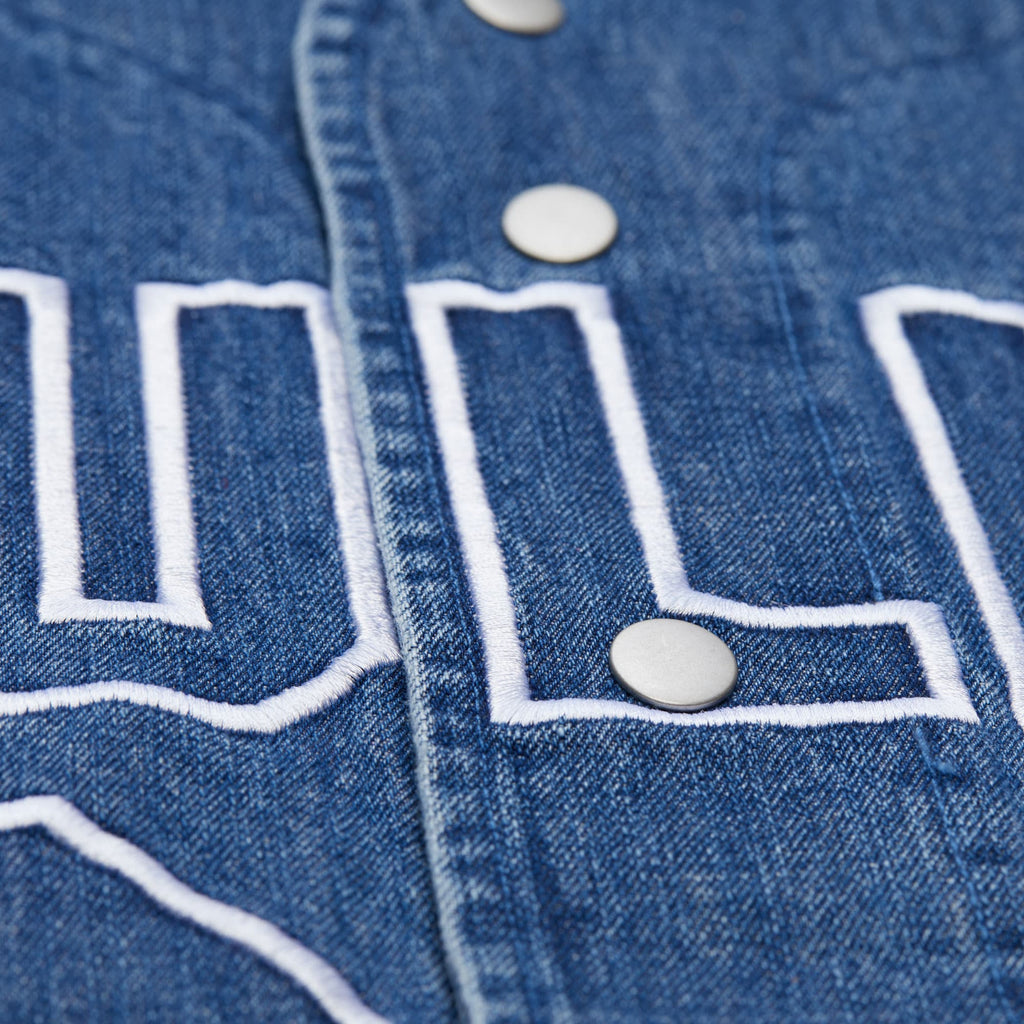 Chicago Bulls Mitchell & Ness Summer Breeze Baseball Jersey - Blue