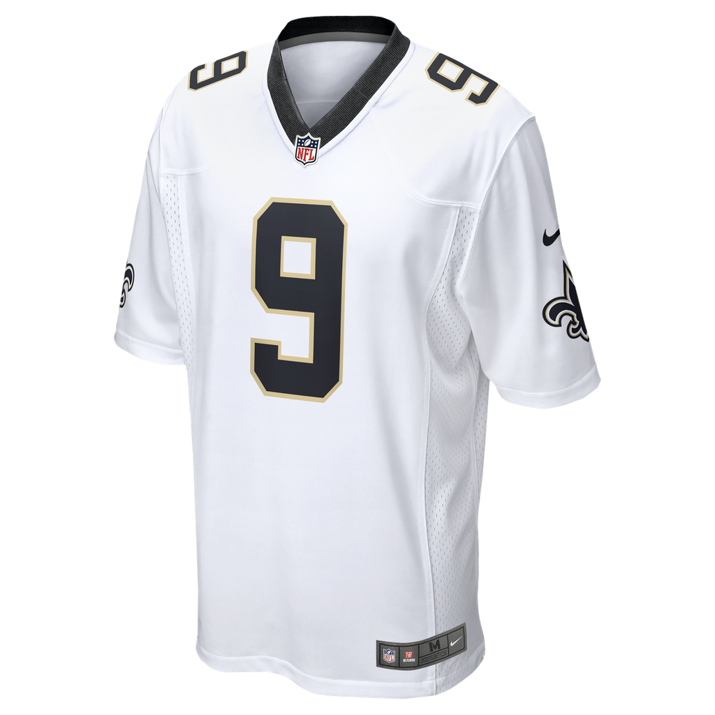 New Orleans Saints Drew Brees Nike Black Team Game Jersey