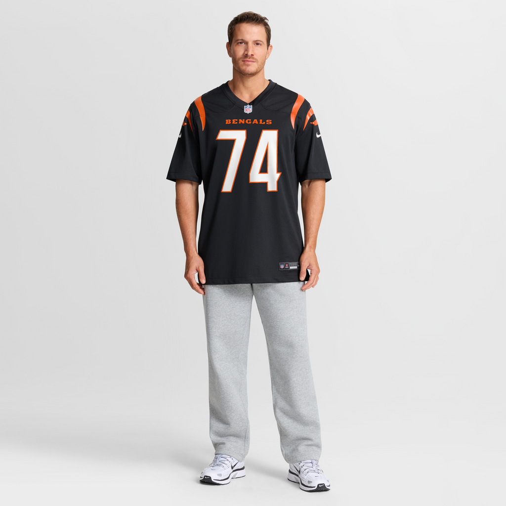 Cincinnati Bengals Jalen Rivers Nike Black Team Game Jersey