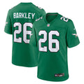Philadelphia Eagles Saquon Barkley Nike Kelly Green Alternate Game Jersey